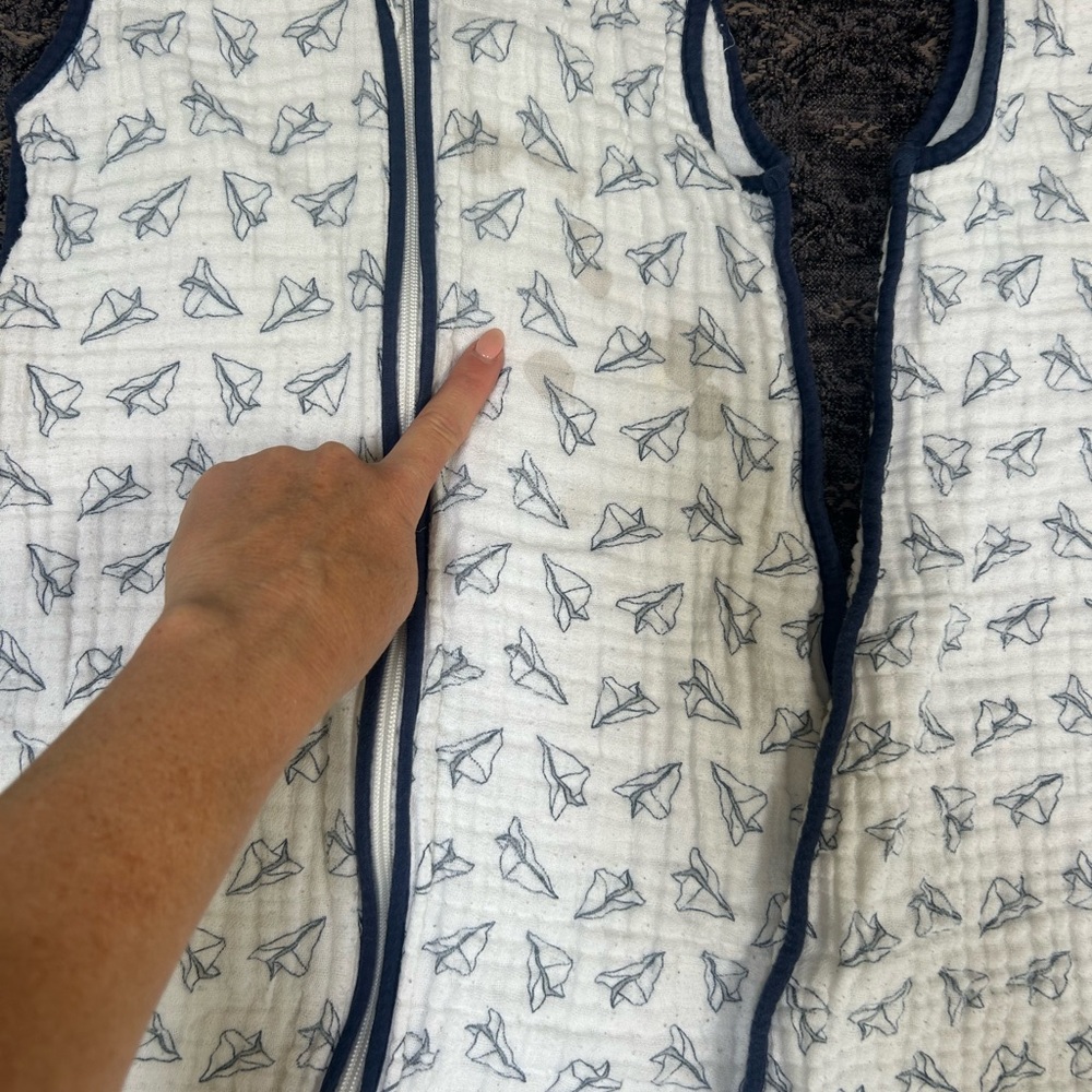 Sleep Sack 12-18m/ Large size (2 of them) Paper Plane Print - Picture 3 of 4
